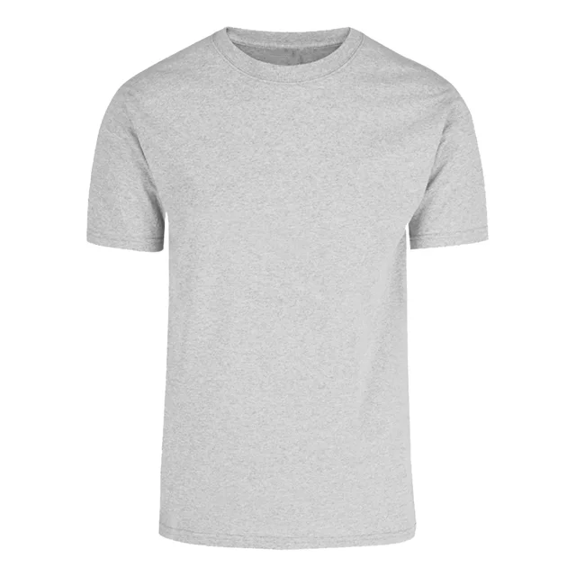 Playera Hombres Basica Manga Corta Sencilla Algodón Casual