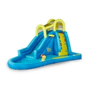 Best Inflatable Pools With Slides - Banzai Inflatable Big Blast Cannon Splash Slide Lagoon Review 