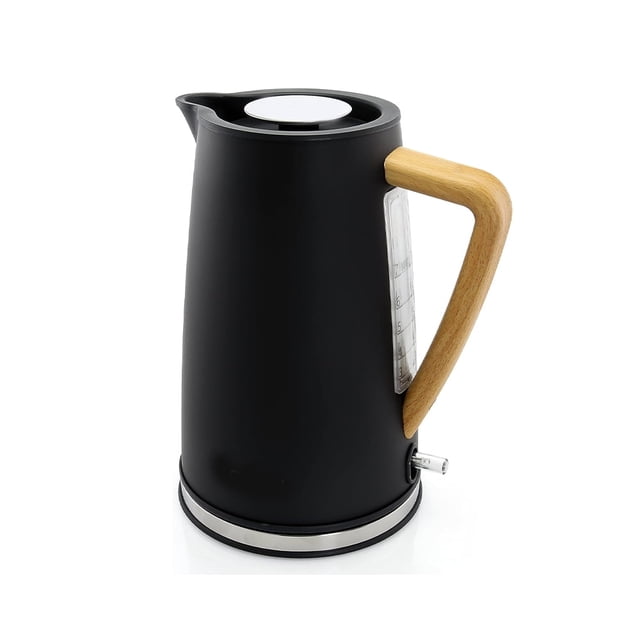 Electric Kettle 1500W Electric Pour Over Coffee and Tea Pot with Auto shut-off Portable 1.2QT Hot Water Boiler with Water Level Window and Lid for Living Room Bedroom Office Home In