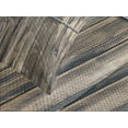 thumbnail image 4 of Ambesonne Rustic Quilted Bedspread Set 3 Pcs, Long Farmhouse Planks, Queen Size, Brown and Grey, 4 of 5