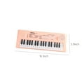 thumbnail image 3 of Pink 37-Key Electronic Keyboard Piano For Kids - Portable Music Toy With Microphone And Recording Function - Educational Musical Instrument With Built-In Songs - 16.1 X 5.9 X 1.6 Inches, 3 of 8