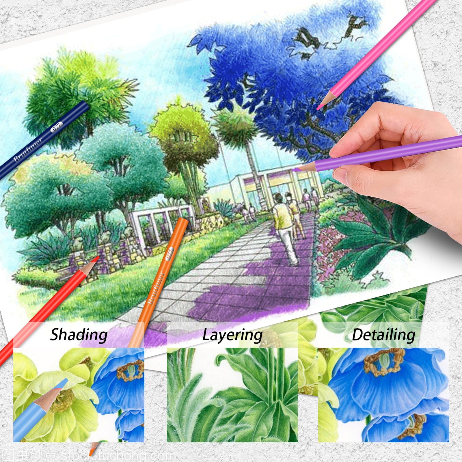 Coloring Book for Adults Self Study Drawing Painting Tutorials Still Object  Shading Pencil Sketch Book Students Beginners Modian