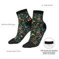 thumbnail image 6 of Pofeuu Mexican Flower 1 Print 30cm Socks, Adult Running Hiking Socks for Youth and Adult, 6 of 7