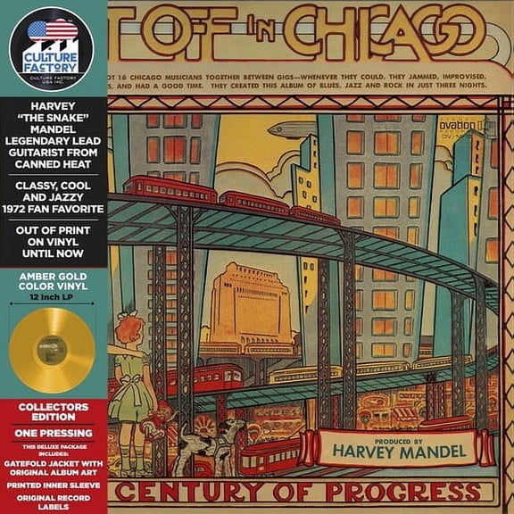 Harvey Mandel - Get Off in Chicago - Yellow/Gold - Music & Performance - Vinyl