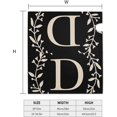 thumbnail image 6 of Classic Monogram Letter D Mailbox Cover Magnetic Standard Size Waterproof Letter Post Box Cover Wrap Oversize Decoration Welcome Home Garden Outdoor 25.5" Lx 21" W, 6 of 6