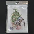 thumbnail image 3 of Carolines Treasures CK8193GCA7P Bull Terrier Tricolor Christmas Presents and Tree Greeting Cards and Envelopes Pack of 8, 3 of 3