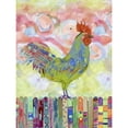 thumbnail image 3 of Blixt, Ingrid 19x24 Black Modern Framed Museum Art Print Titled - Rooster on a Fence I, 3 of 5