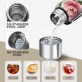 thumbnail image 3 of 20 Oz Pioneer Flower Coffee Tumbler Double Wall Insulated Stainless Steel Water Bottle | Metal Reusable Thermoses Flask with Cup Cap | Leak & Sweat Proof with Anti-Dust Lid, 3 of 7