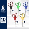 thumbnail image 3 of Tijeras BURVAGY multiusos, resistentes, 20 cm, paquete de 10, 3 of 9