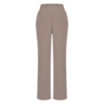 thumbnail image 4 of Yoga Pants Women Wide Leg With Pockets High Waist Stretch Casual Sweatpants Loose Comfy Palazzo Stretch Trousers, 4 of 7