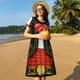 thumbnail image 4 of Balery CHARRO SUIT Vestidos sueltos de manga corta para mujer, vestidos de verano 2025, vestidos casuales de corte A con vuelo., 4 of 6