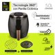 thumbnail image 3 of Freidora de Aire Electrica TheUberChef - Deshidratadora 5 Litros Airfryer Pro Timer 99 minutos 1500 Watts con Apagado de Seguridad, Recetario en iOS Google Play -, 3 of 5