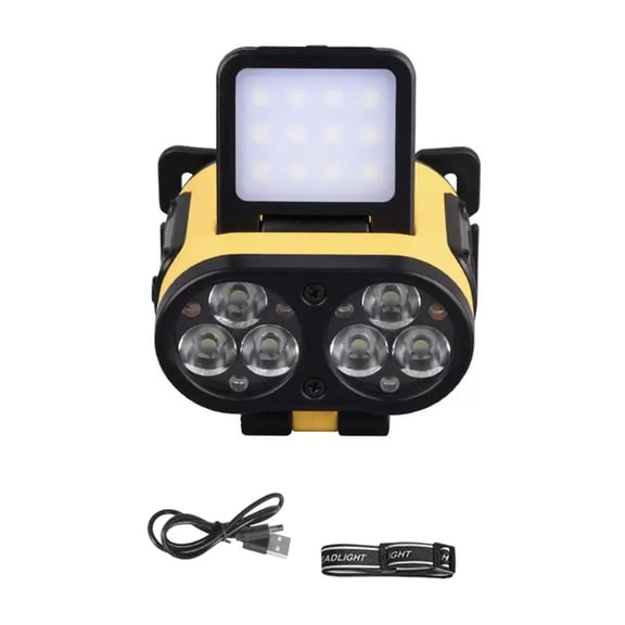 Zeiwohndc Hat Clip Lights Waterproof LED Induction Headlamp For Night Fishing Cycling
