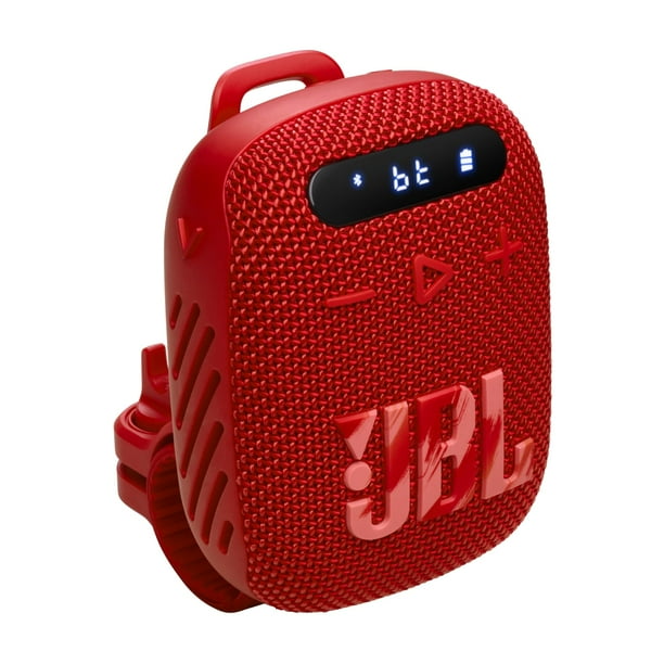 Altavoz Bluetooth para manillar JBL Wind 3 FM (rojo)