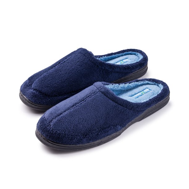 Roxoni Men's Two Tone Durable and Cozy Slide Clog Slipper -sizes 7 to ...