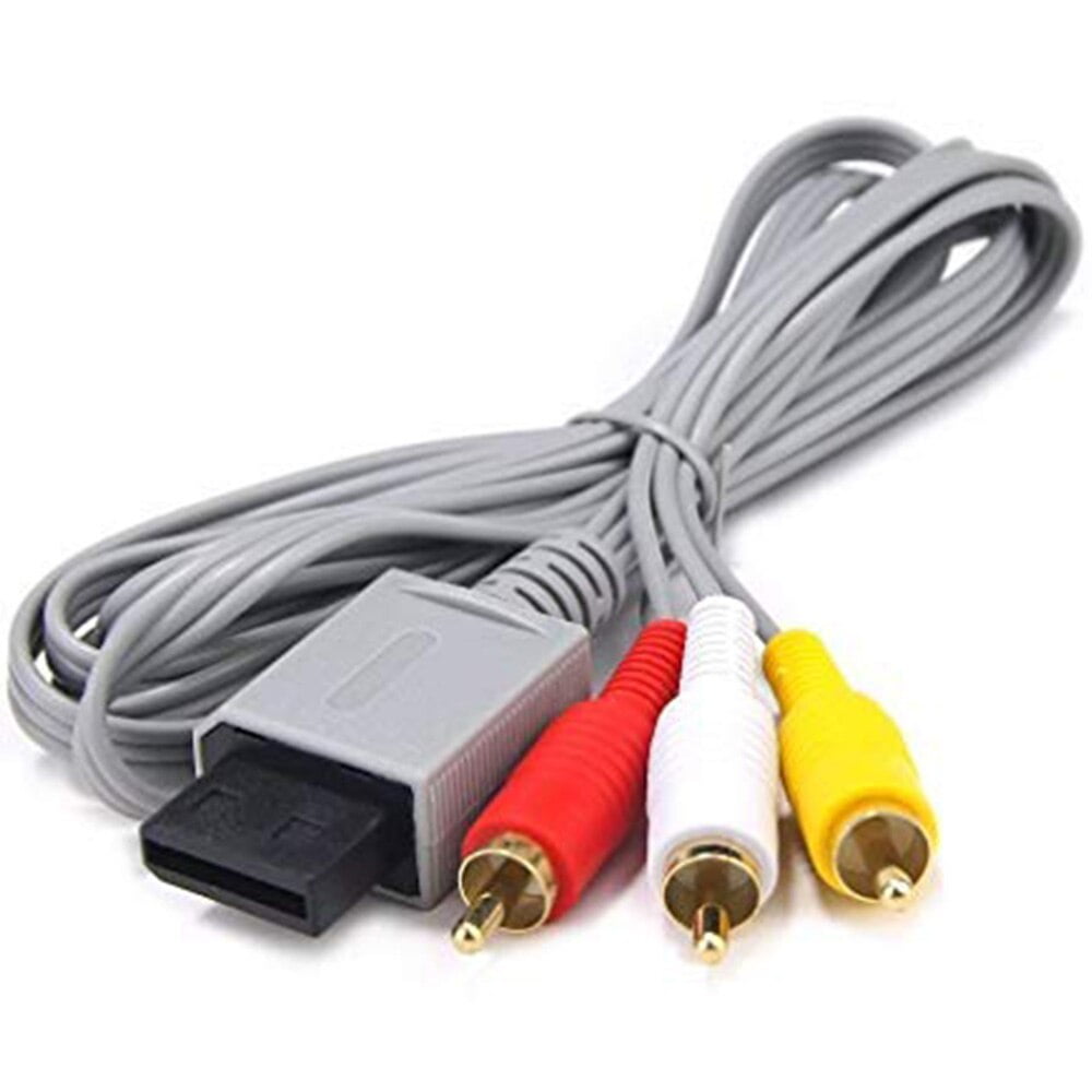 MeAddHome Audio Video AV Composite 3RCA Cable TV Lead Wire For Nintendo