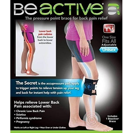 UPC 893621002443 product image for Be-Active Brace Acupressure Pad Back Pain Sciatica | upcitemdb.com