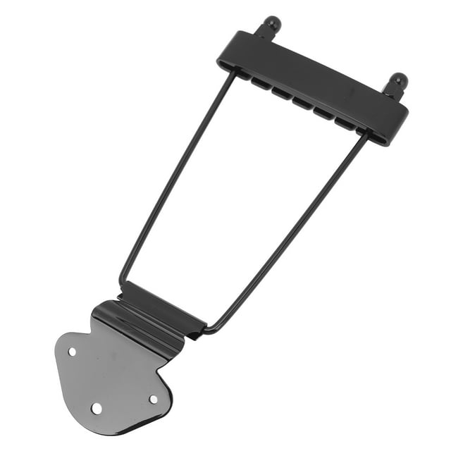 Guitar Trapeze Bridge, 6 String Jazz Guitar Tailpiece Replacement Metal with Screws