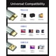 thumbnail image 3 of Cable de disco duro AINOPE de 10 Gbps USB-C a Micro B de 0,5 m, nailon, 3 of 7
