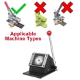 thumbnail image 4 of 86*54mm DIY Square Paper Cutter Suitable for Rectangle Shape Button Making Machine ,All-Inclusive Accessory Set, 4 of 5