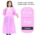 thumbnail image 3 of Women Raincoat Portable Rain Coats Reusable Raincoat Windproof Hooded Raincoat Long Rain Ponchos Lightweight Raincoats EVA Raincoats Waterproof Jacket Hooded Raincoat Rain Coat Poncho Rainwear, 3 of 4