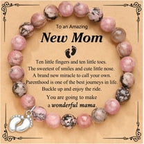 New Mom Gifts for Women, 1st Time Mothers Day Mom Mommy to Be Bracelet Gift
