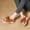 Orange, variant on Eltusu Women Slide Sandals, Beach Open Toe Soft Bottom Non-Slip Ladies Shoes Blue Size 9