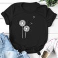 thumbnail image 4 of Blusa de manga corta con cuello redondo y estampado de tallas grandes para mujer OAVQHLG3B Store  lin121212, 4 of 4