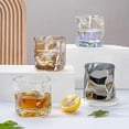 thumbnail image 3 of Mountain Engraved Whiskey Rock Glasses - 280ml Old Fashioned Tumblers for Scotch, Bourbon & Cocktail Drinks, 3 of 5