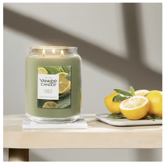 Yankee Candle 60 oz Jar Candle Sage & Citrus