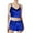 B-Blue, variant on 2025 Women Pajama Sets Women Casual Lapel Button Pajamas Women Plaid Print Two Piece Pj Sets for Women Shorts Long Sleeve Pajamas Sleepwear