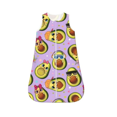 

Rocae Cartoon Avocados for Baby Unisex Sleeping Bag Sack Blanket baby sleep sack Wearable Blanket for Newborns Boys Girls-Small