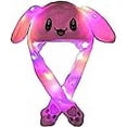 thumbnail image 1 of Bunny Hat Ear Moving Jumping Hat Plush Rabbit Hat Cute Cap with Paws for Women Girls, 1 of 4