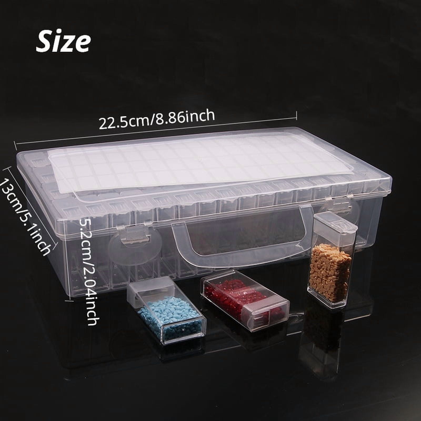 5D DIY Diamond Painting Tools Accessories Storage Box Container Diamond Embroidery Accessories Drill Box Mosaic Container Case
