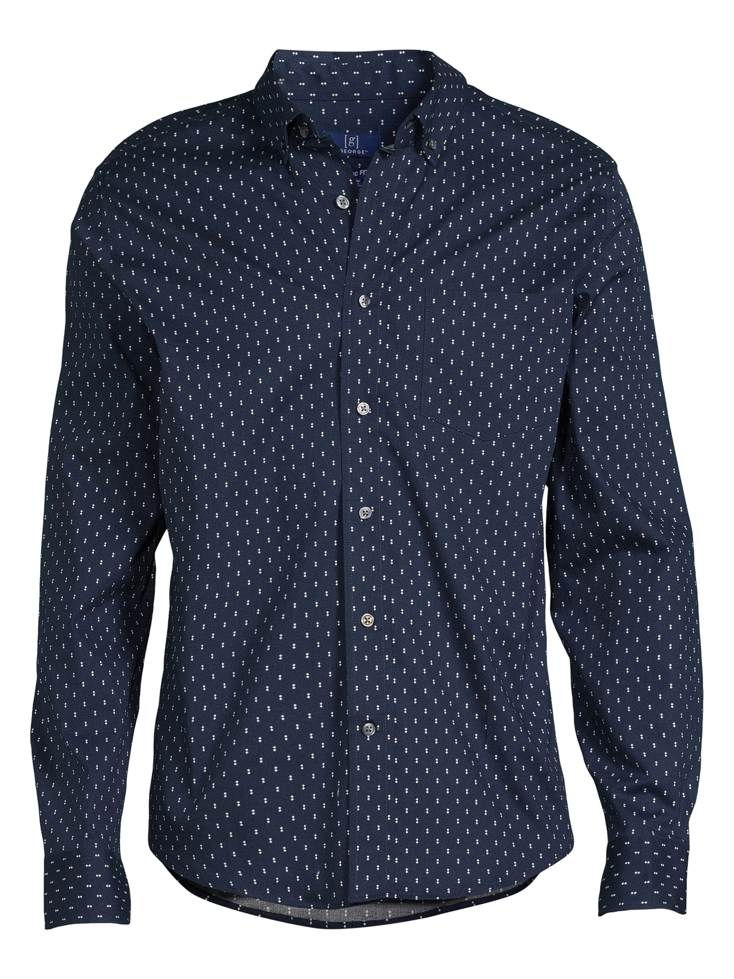 George Men’s Poplin Shirt with Long Sleeves