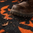 thumbnail image 5 of Halloween Doormat - Black Orange Scattered Pumpkin Face Fiber Rug, Non-Slip Outdoor Porch Welcome Mat, Weather Resistant Indoor Entryway Decoration for Front Door, Spooky Seasonal Floor Accent, 5 of 8