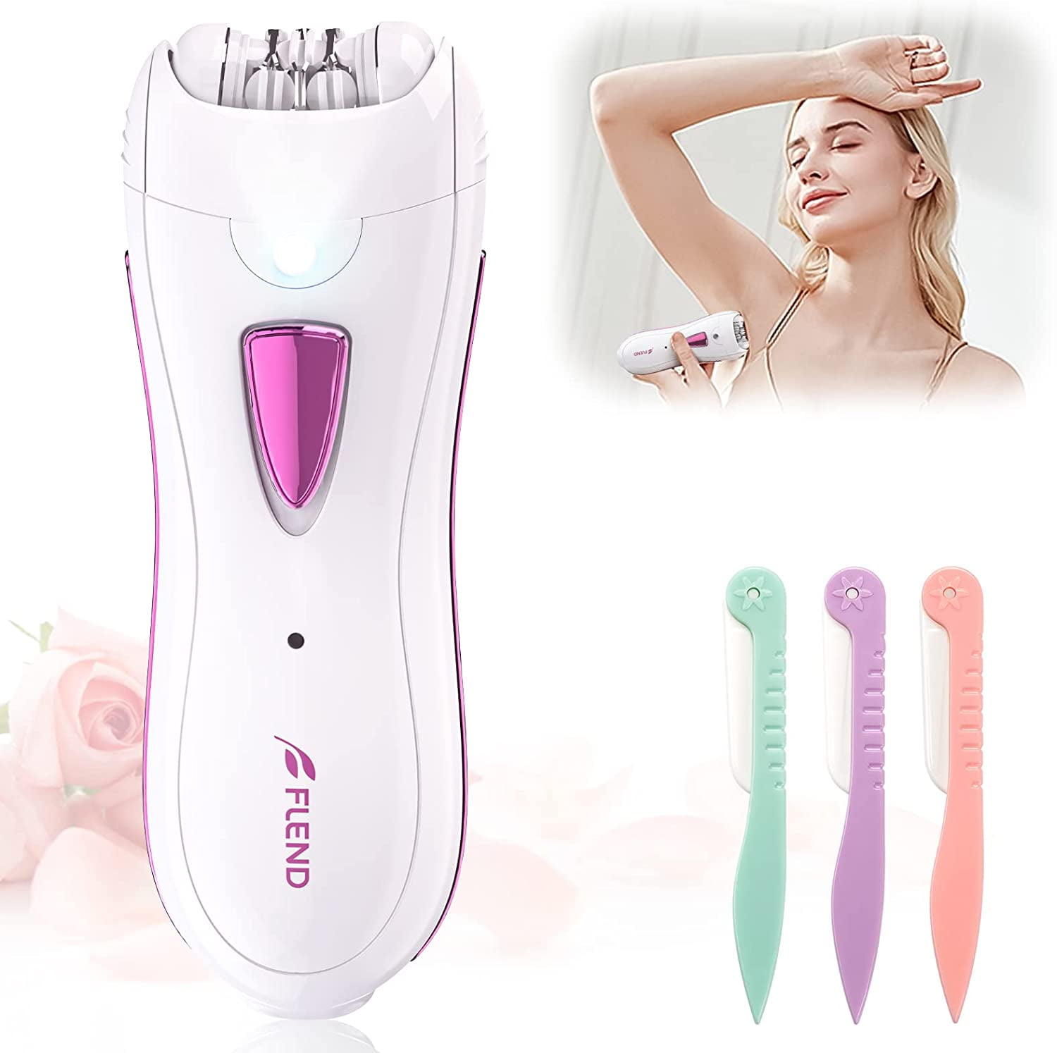 Flend, Facial Epilator, Smooth Glide Epilator for Women Face, Epilator