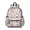 Fireman and Shield, variant on Fireman and Elephant Grey Pattern Backpack for School, Cute School Bag with Adjustable Shoulder Straps and Padded Back, 13.4"x11"x4.7"