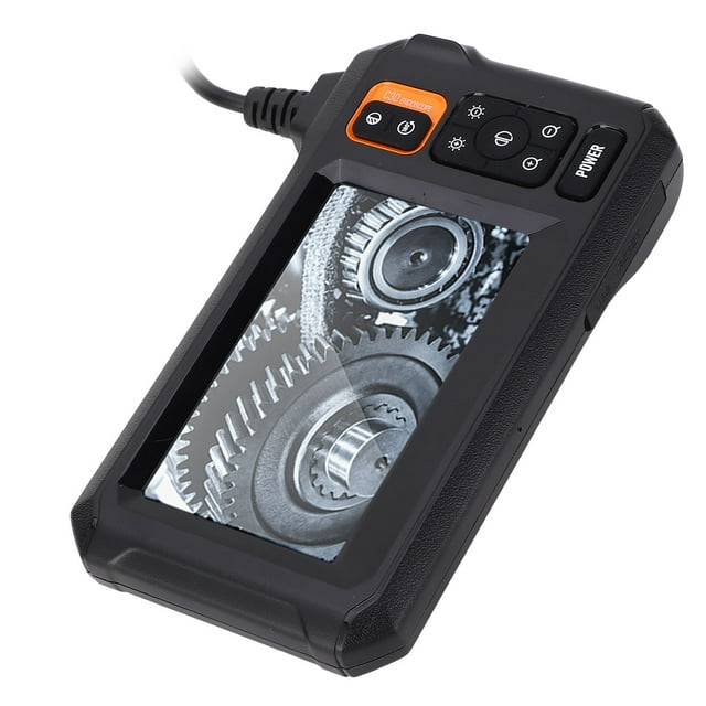 Endoscope Camera 1080P with Light, Inspection Borescope Flexible Sewer Camera with 4.3in IPS Screen, 170 Viewing Angle, IP67 Waterproof