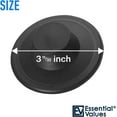 thumbnail image 5 of Essential Values Universal 4’’ Brushed Plastic Sink Stopper – Easy Installation, Leak-Proof Drain Plug, Fits Most Kitchen & Bathroom Sinks, 5 of 7