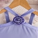 thumbnail image 4 of Odeerbi 9M-5Y Conjunto de Verano Para Niñas Camisola de Algodón Tops Halter Con Falda Conjunto de Dos Piezas Camisola de Flores Sin Mangas Conjunto de Falda, 4 of 7