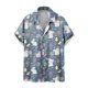thumbnail image 2 of Camisa de Pascua feliz 2024 para hombre, divertida camiseta hawaiana con estampado de conejo, blusa de talla grande con solapa y botones de manga corta, 2 of 5