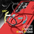thumbnail image 2 of Asuwish Compatible with Samsung Galaxy S21 Ultra 5G Phone Case Slide Camera Cover Tempered Glass Screen Protector Stand Ring Holder Rugged Slim Cell for S21ultra 21S S 21 21ultra G5 Women Men Red, 2 of 9