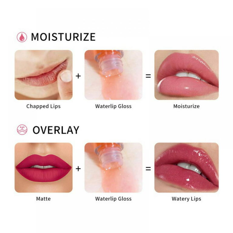 Shimmer Lip Gloss, Extra Poppin - Clear - High Shine Moisturizing Lip Gloss  Hydrating Lip Gel Vitamin E Thick Gloss Lipstick Lightweight Ultra Glossy  