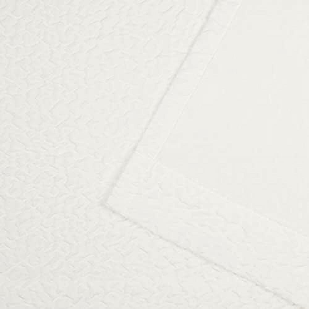 Nicole Miller Textured Matelassé Hidden Tab/Rod Pocket Top Light Filtering Curtain Panel Pair, 50"x108", Snowflake