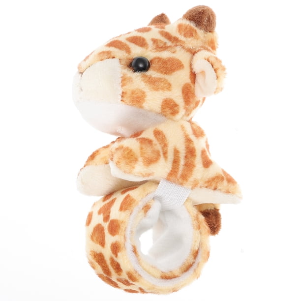 Pulseras de animales para niños, pulseras de animales de peluche, regalos de fiesta para niños (estilo jirafa)