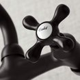 thumbnail image 2 of Kingston Brass KS213ORB Double Handle Wall Mount Kitchen Faucet, 2 of 4