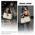 thumbnail image 6 of Floral Womens Gym Tote Duffle Bag with Wet Pocket & Shoe Compartment, Forest Travel Duffel Bag Overnight Weekender Hospital Tote Girls Workout Carry on Bag with Luggage Sleeve, 6 of 6