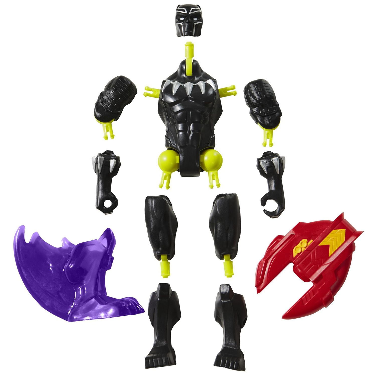 MixMashers Marvel Black Panther Avengers Mix-And-Match Action Figure & Accessories