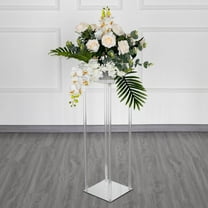 Efavormart 32" Clear Acrylic Flower Stand, Decorative Vase Table Centerpiece